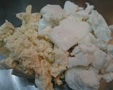カニかまと枝豆の真薯風作り方1写真
