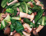 鶏がらで簡単！青梗菜としめじの卵炒め作り方9写真