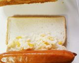 フランクを丸ごとIN！フレンチトースト作り方3写真