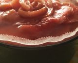 桃のコンポートレアチーズケーキ作り方14写真