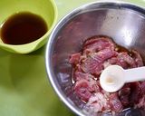 簡単！キャベツたっぷりテリヤキビーフ作り方1写真
