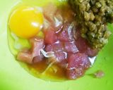簡単!まぐろブツDEふわとろ納豆丼♪作り方2写真