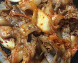 簡単!美味しい!豚キムチ焼きうどん作り方4写真