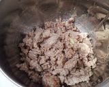 ひき肉炒飯脂マシマシ作り方3写真