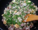 ひき肉炒飯脂マシマシ作り方7写真