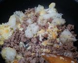 ひき肉炒飯脂マシマシ作り方6写真