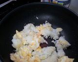 ひき肉炒飯脂マシマシ作り方5写真