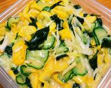 常備菜☆ワカメと夏野菜の酢味噌和え作り方6写真