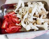 トマトとしめじのグラタン作り方1写真