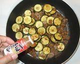 ズッキーニとひき肉の甘味噌炒め作り方7写真
