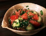 【簡単】トマトと胡瓜のごろごろサラダ♡作り方4写真
