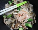 豚肉とオクラの生姜焼き作り方9写真