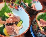 簡単★おつまみ【かつおと胡瓜の塩麹漬】♪作り方5写真