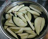 赤味噌で♪茄子の味噌炒め作り方1写真