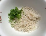 かまたましらたき（釜玉白滝）　作り方1写真