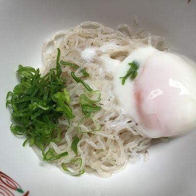 かまたましらたき（釜玉白滝） by うにらさん 【クックパッド】 簡単