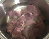 鶏レバーと黒豆の赤ワイン煮作り方1写真