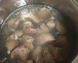 鶏レバーと黒豆の赤ワイン煮作り方2写真