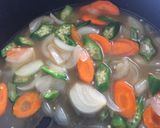 厚揚げステーキ 夏野菜あんかけ作り方3写真