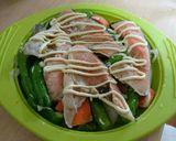 蒸し鮭＆蒸し野菜⭐シリコンスチーマー作り方3写真