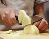 ひんやり　冷製クリームスープパスタ作り方1写真
