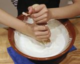 ひんやり　冷製クリームスープパスタ作り方5写真