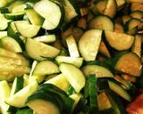 簡単煮るだけ胡瓜の佃煮。畑の胡瓜SOS!作り方3写真