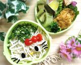 麺弁当！キティちゃん作り方7写真