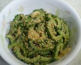 簡単！ゴーヤの漬物（にんにく）作り方5写真