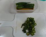夏バテ解消☆オクラ・とろろのそぼろ丼作り方7写真