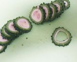 ゴーヤで照り焼きハンバーグ作り方1写真