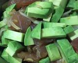 ハワイアンポキ 海苔の佃煮丼作り方4写真