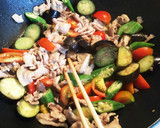 豚肉で夏バテ対策！夏野菜と豚肉の中華炒め作り方4写真