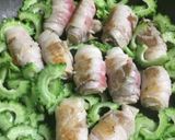 ポン酢でサッパリ♪ネギ豚巻き生姜炒め作り方5写真