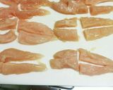 肉が溶ける~!ササミの塩ヨーグルトフライ作り方1写真