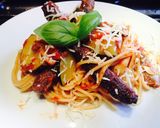 ソーセージと野菜のトマトソースパスタ作り方5写真