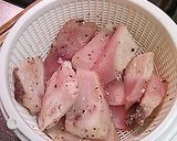 カジキマグロとシメジの冷製作り方1写真