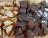 簡単！蓮根とごぼう蒟蒻 鶏むね肉の煮物＊作り方4写真
