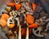 簡単！蓮根とごぼう蒟蒻 鶏むね肉の煮物＊作り方7写真