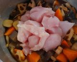 簡単！蓮根とごぼう蒟蒻 鶏むね肉の煮物＊作り方9写真