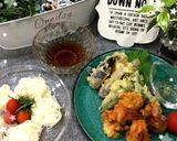 簡単！サクサクっジューシーとり天&夏野菜作り方7写真