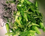 常備菜☆大葉香るいんげんの塩昆布和え作り方3写真