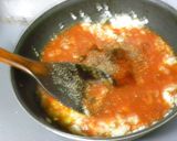 鶏もも★ナスのトマトチーズ焼き♡作り方5写真