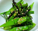 常備菜☆大葉香るいんげんの塩昆布和え作り方5写真