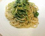 簡単！香り高い三つ葉と鶏のパスタ作り方7写真