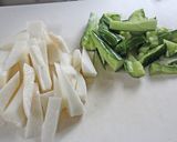 夏バテに☆鶏肉・きゅうり・長芋の味噌炒め作り方3写真