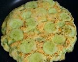 巨大キュウリのお好み焼き作り方4写真