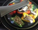 技あり剥がれない！ピーマンパプリカ肉詰め作り方10写真