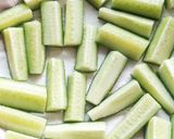 お弁当にも♪セミドライきゅうりの南蛮漬け作り方1写真
