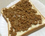 納豆トースト♬*.+゜作り方2写真